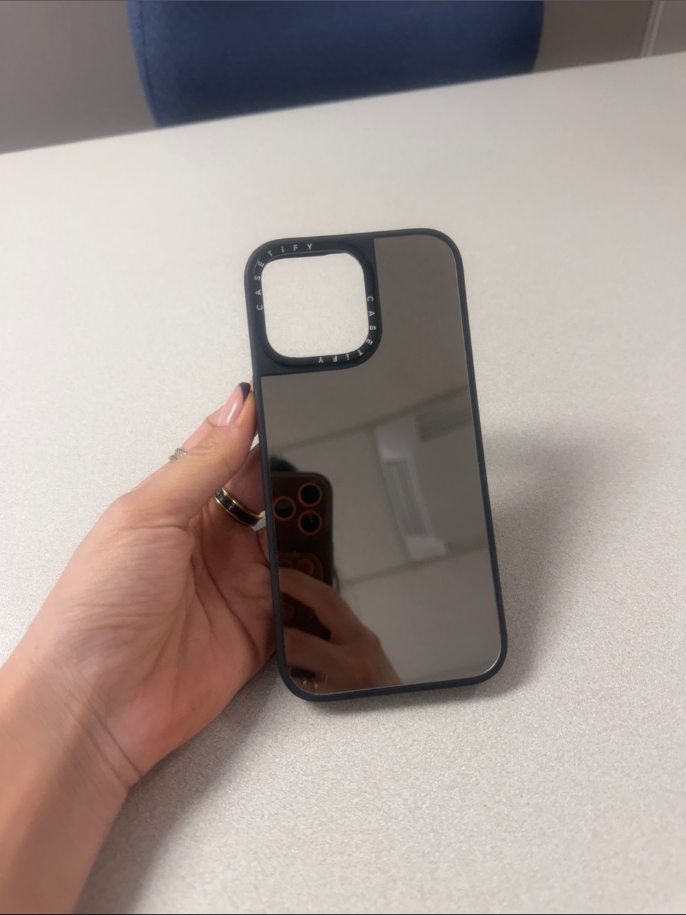 Casetify Mirror Black iPhone Case iPhone 16 Pro Max